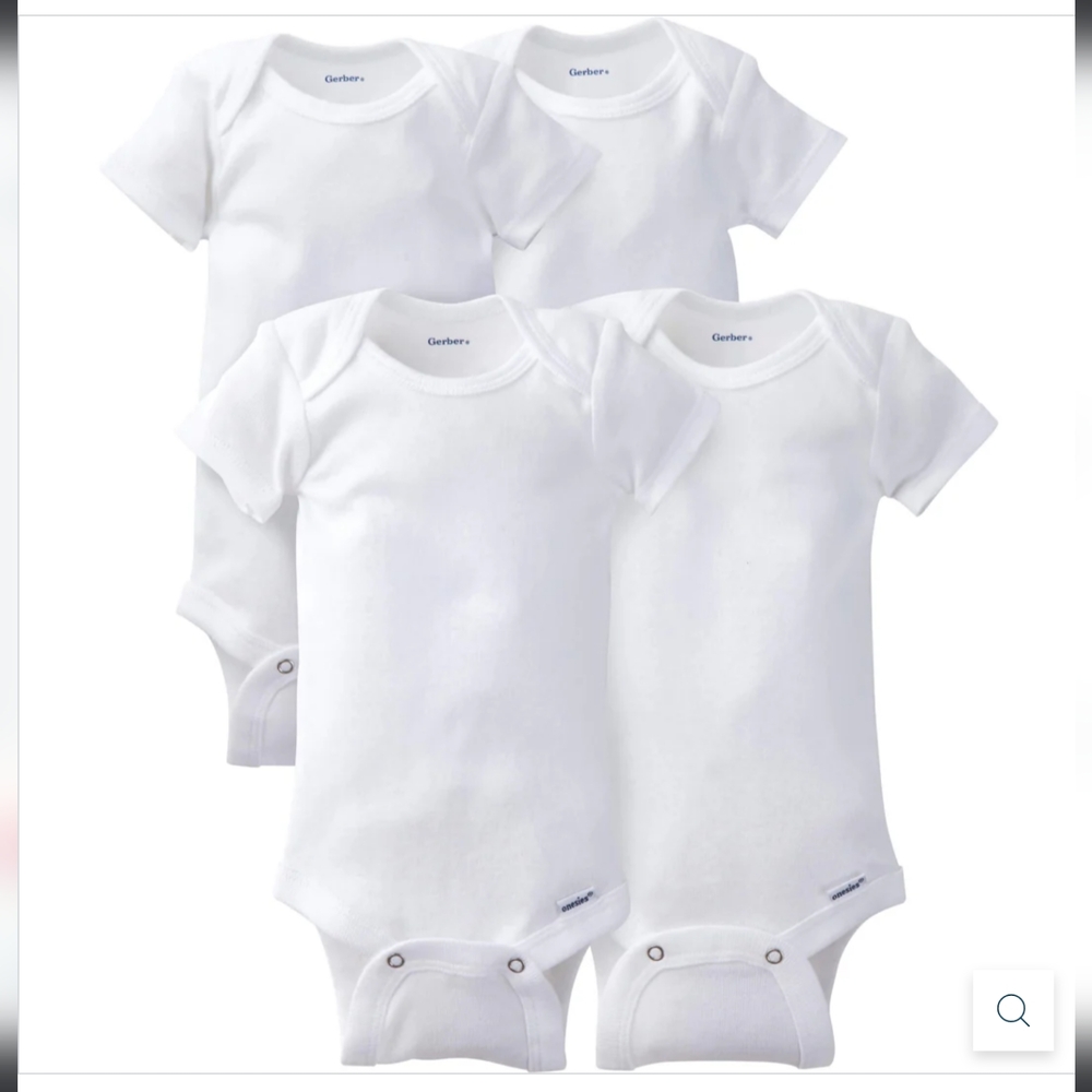 Gerber 3-6 month Short Sleeve Onesie